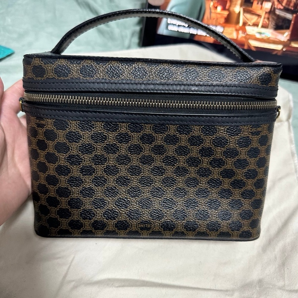 Vintage Celine macadam vanity  Handbag